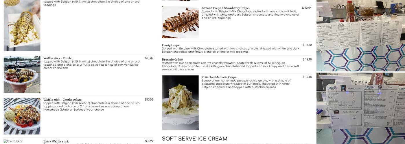 icyvibes Menu