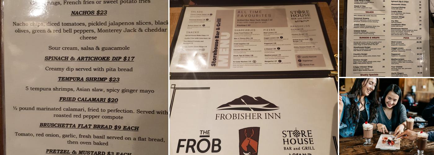 The Storehouse Bar & Grill Menu