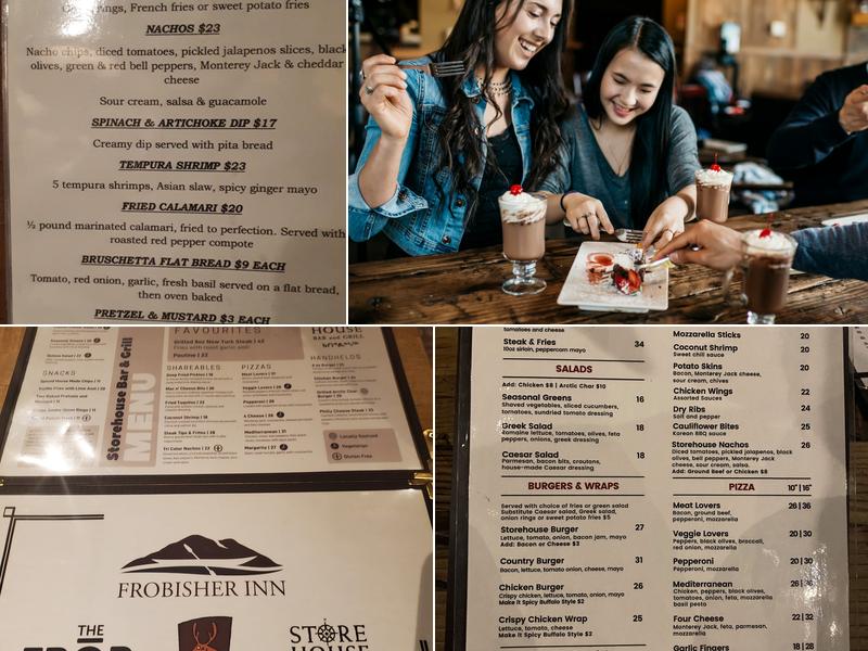 The Storehouse Bar & Grill Menu