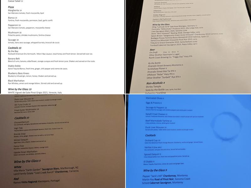 Stokes Adobe restaurant Menu