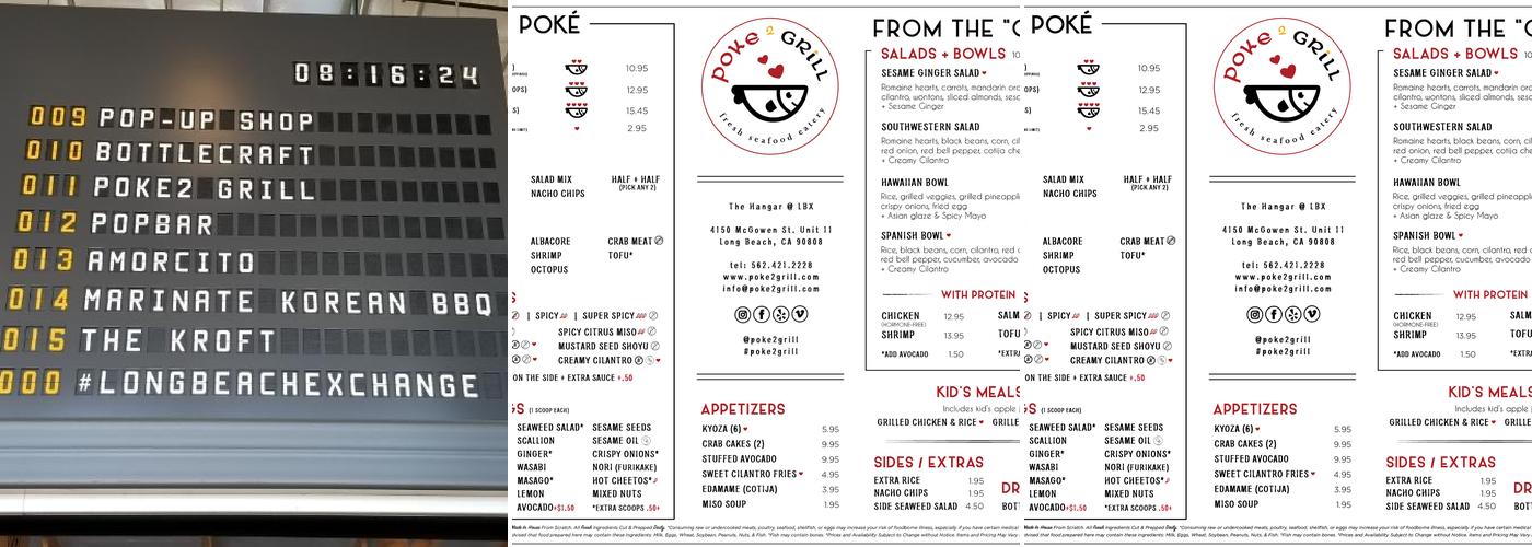 Poke2 Grill Menu