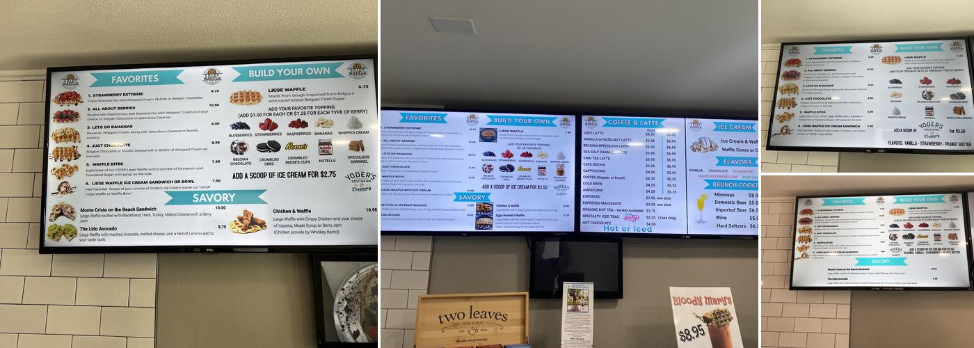 Crisp Waffle Company Menu