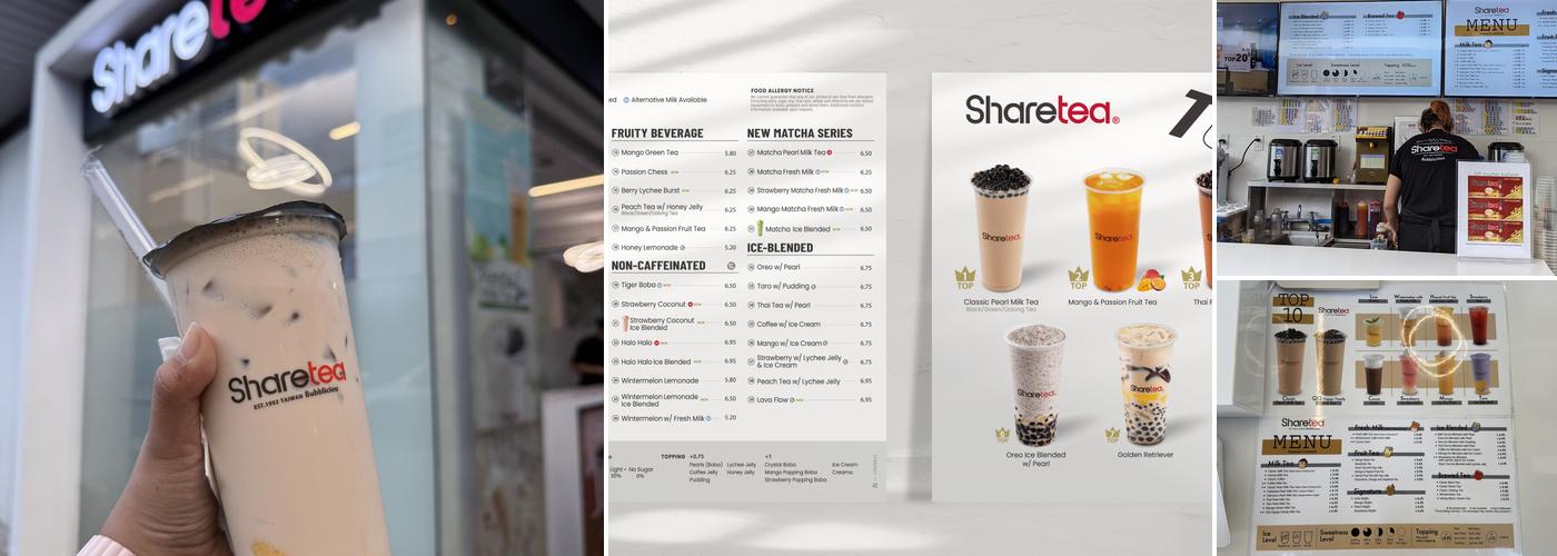 Sharetea Menu