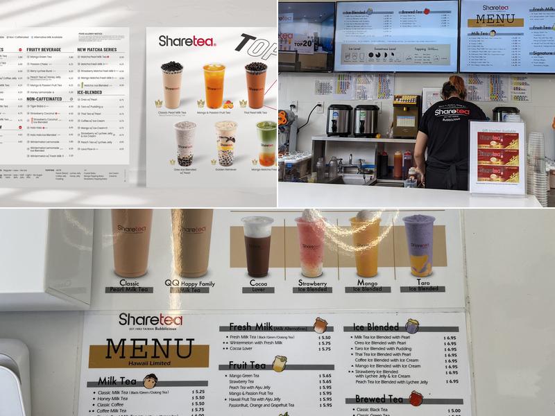 Sharetea Menu