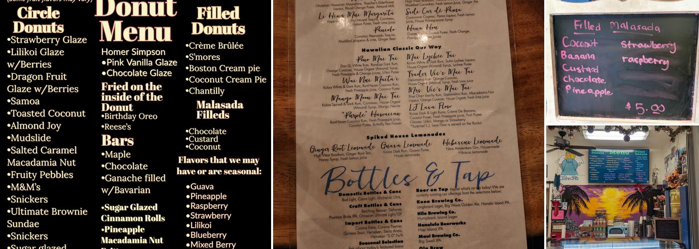 Paradise Bakery Hawaii Menu