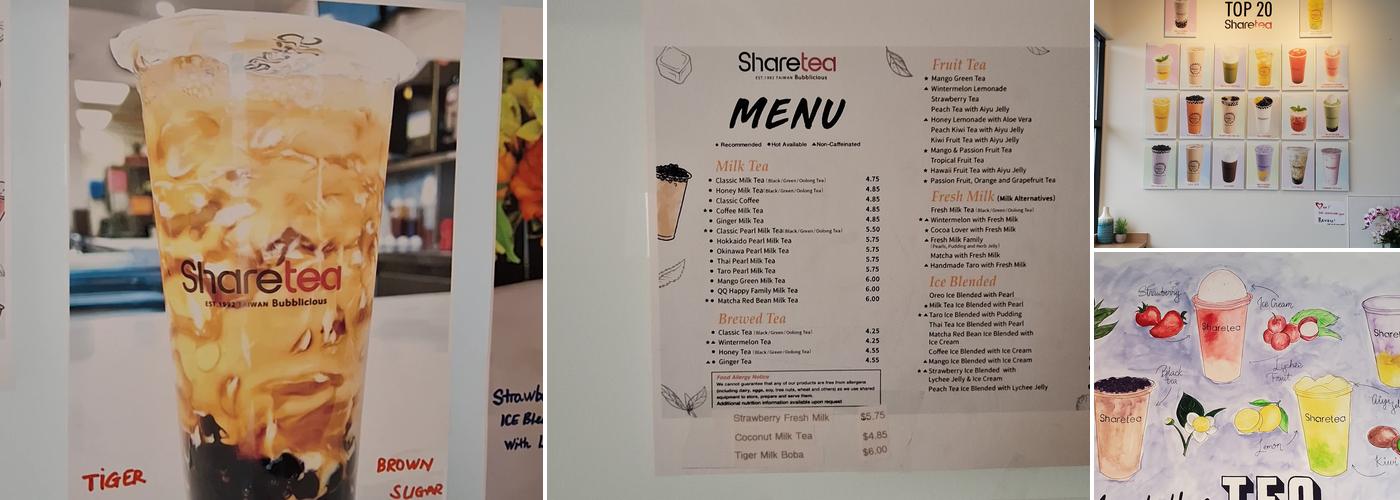 Sharetea Menu