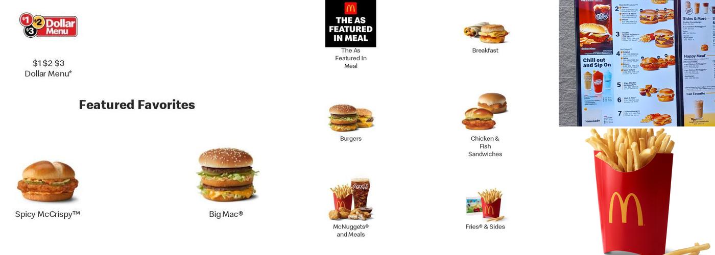 McDonald's Menu