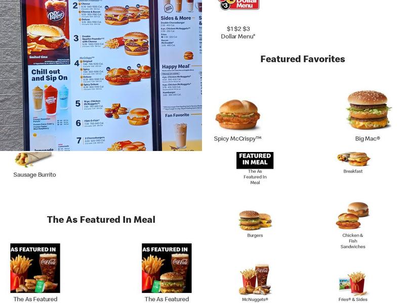 McDonald's Menu