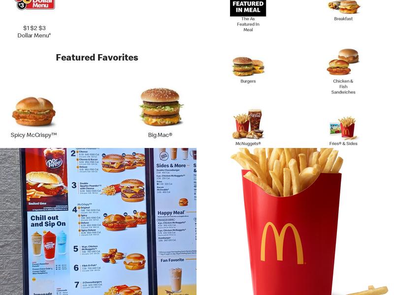 McDonald's Menu