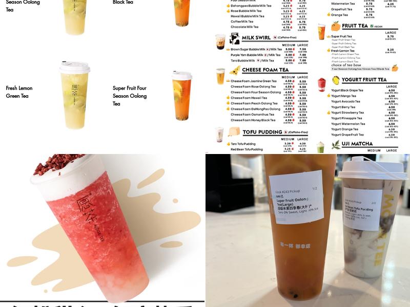 Möge Tee Ann Arbor Menu