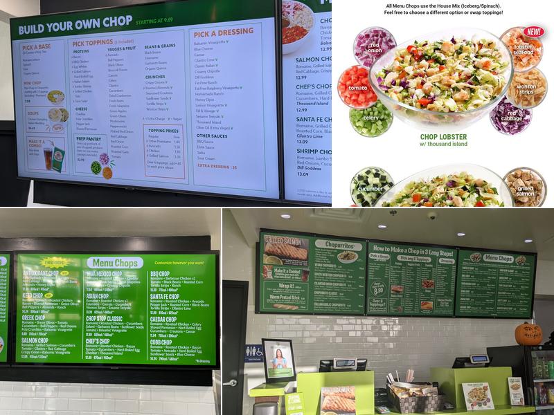 Chop Stop Rhodes Ranch Menu