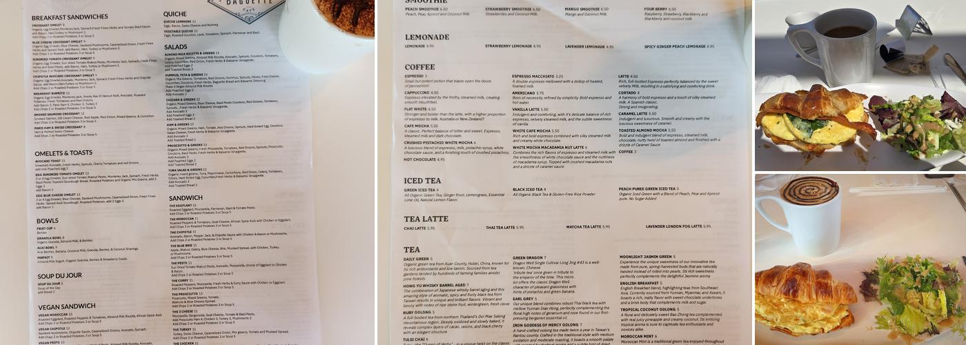 Baguette Cafe Menu