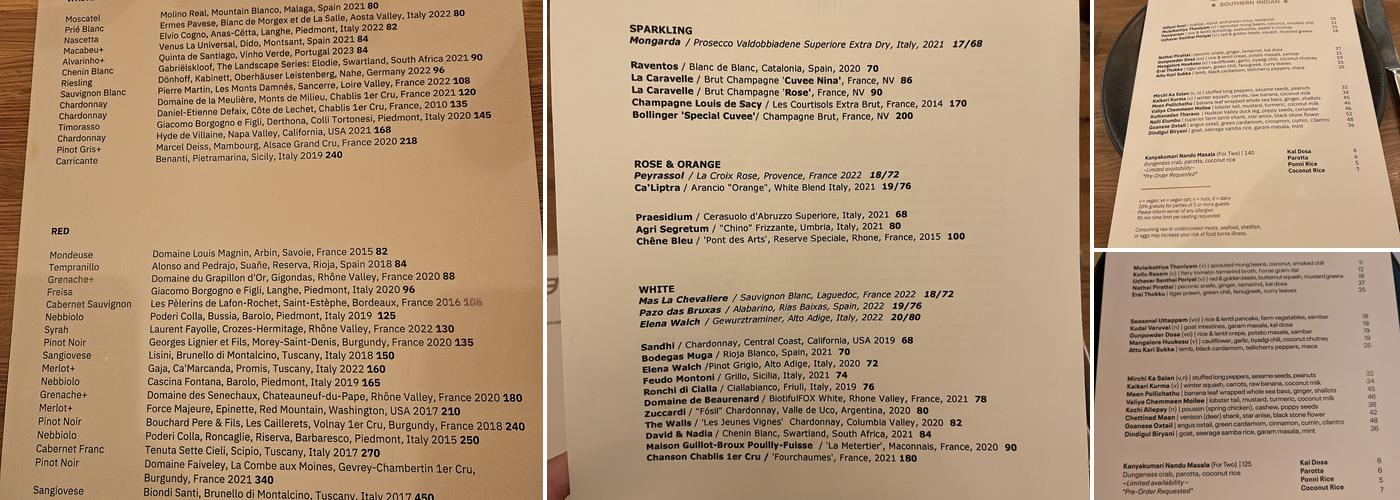 Semma Menu