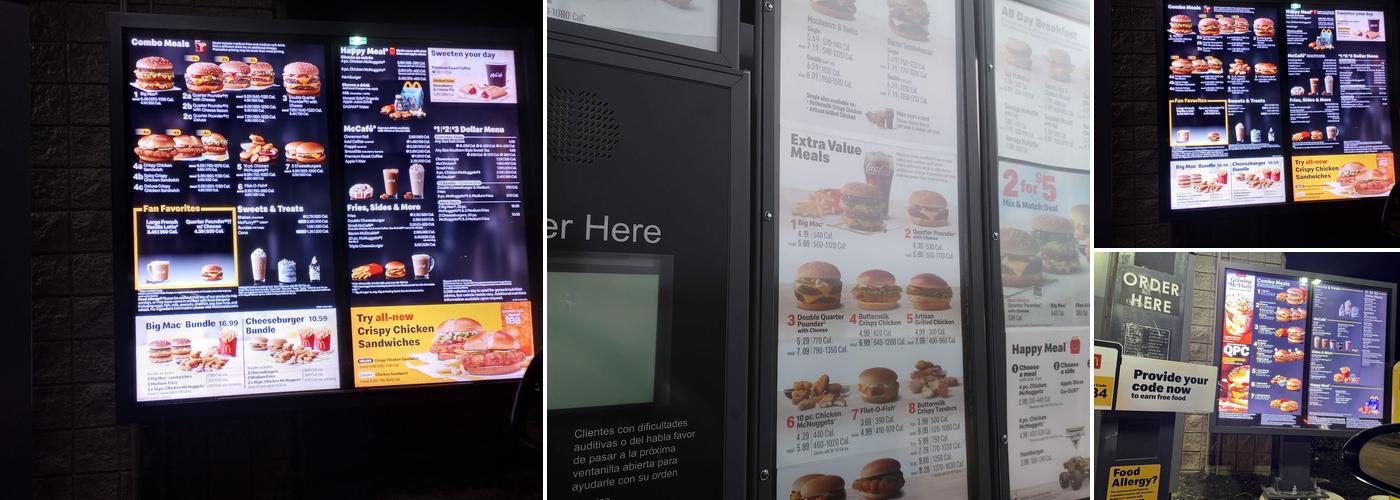 McDonald's Menu