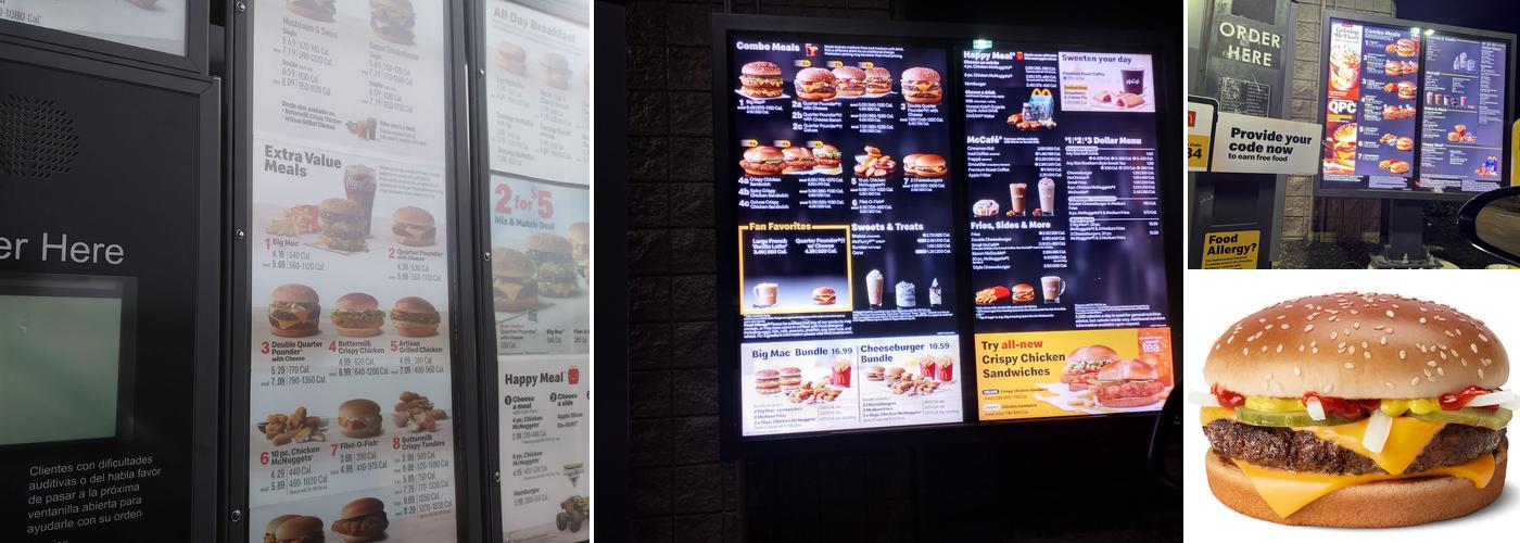 McDonald's Menu