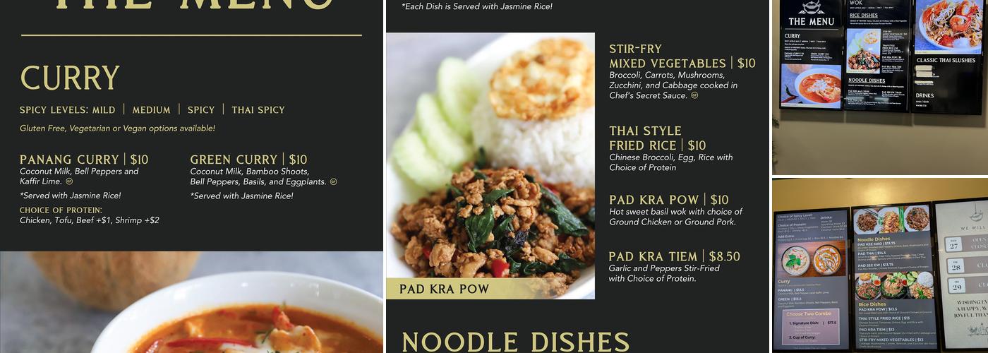 Curry Up & Wok This Way - Union Hall Menu