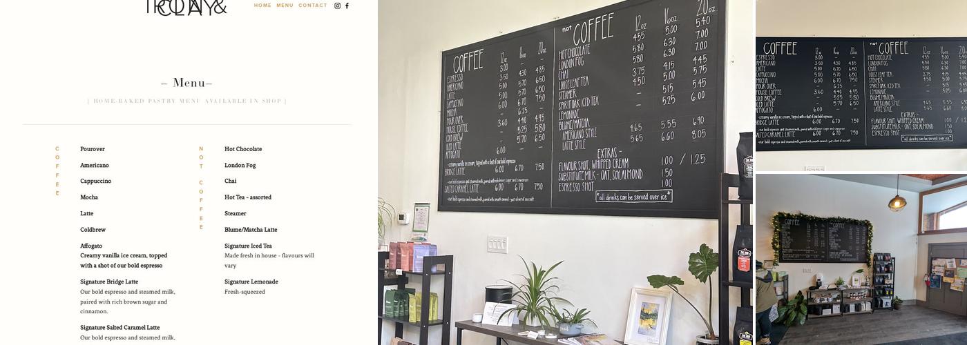 Iron & Clay Menu