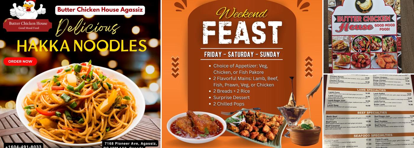 Butter Chicken House Menu