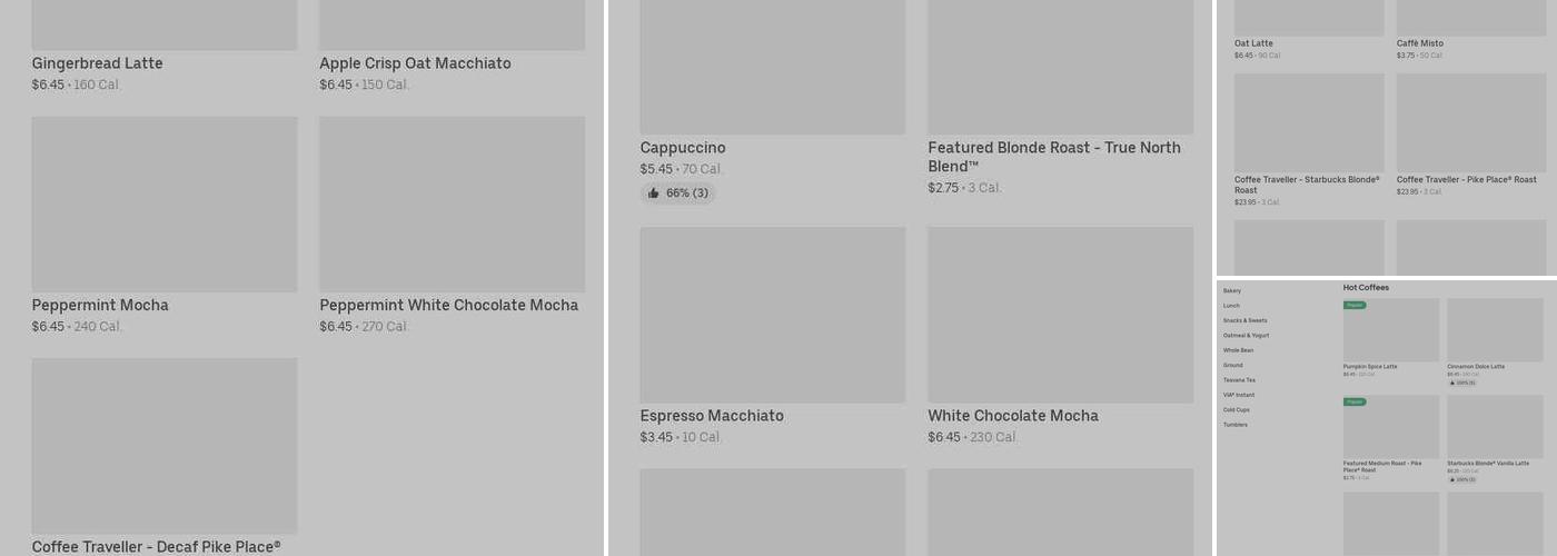 Starbucks Menu