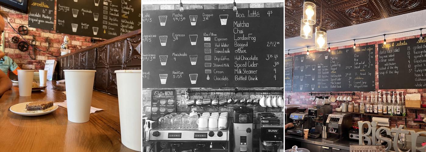 Java and Scoops Menu
