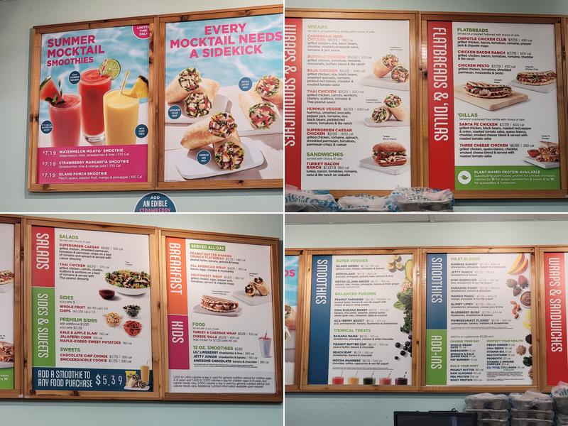 Tropical Smoothie Cafe Menu