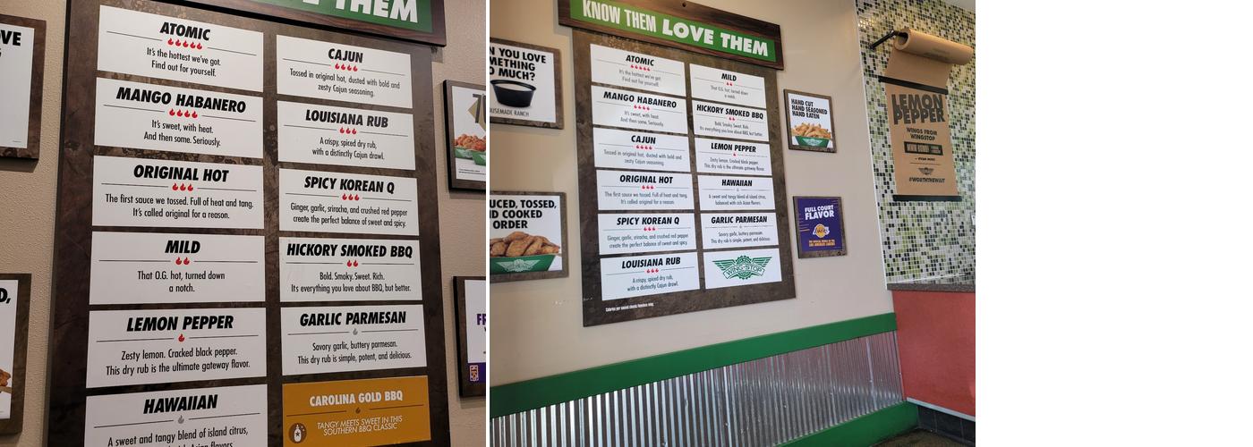 Wingstop Menu