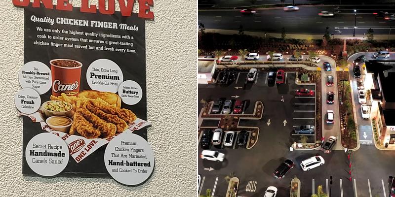 Raising Cane's Chicken Fingers Menu