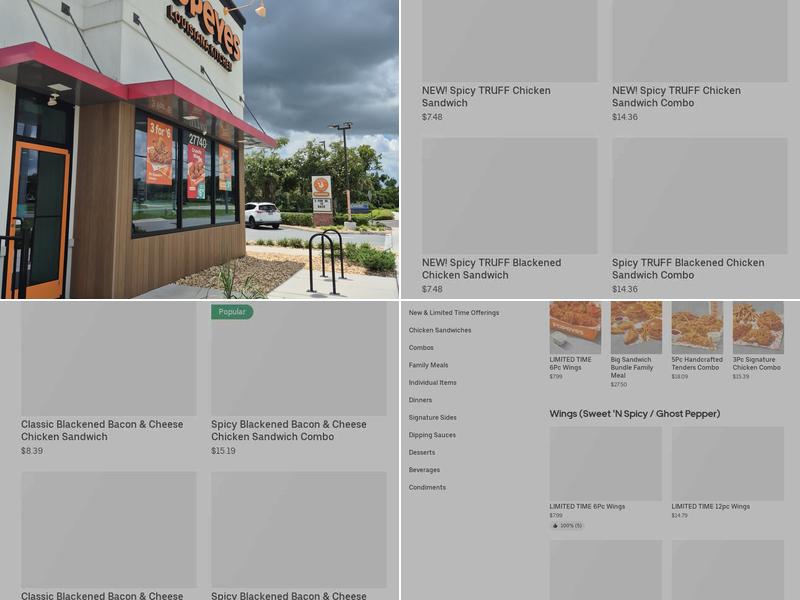 Popeyes Louisiana Kitchen Menu