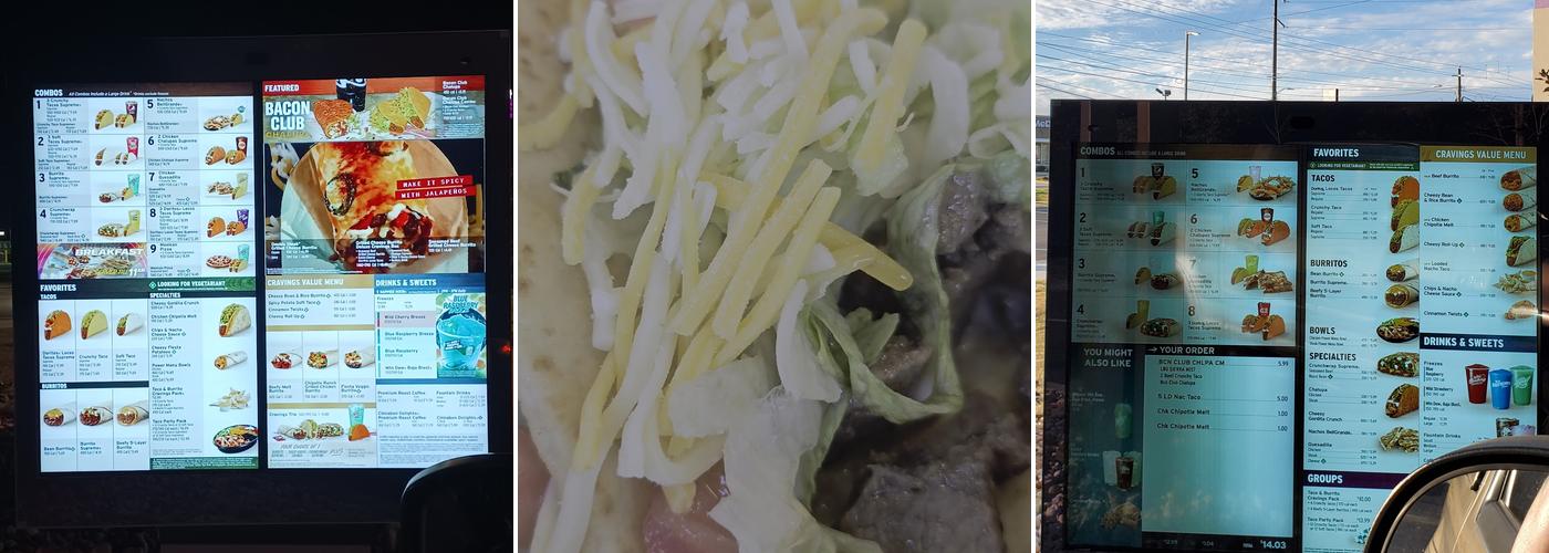Taco Bell Menu