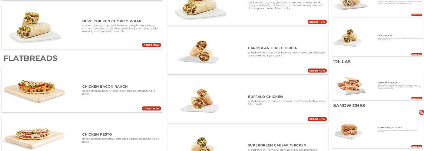 Tropical Smoothie Cafe Menu