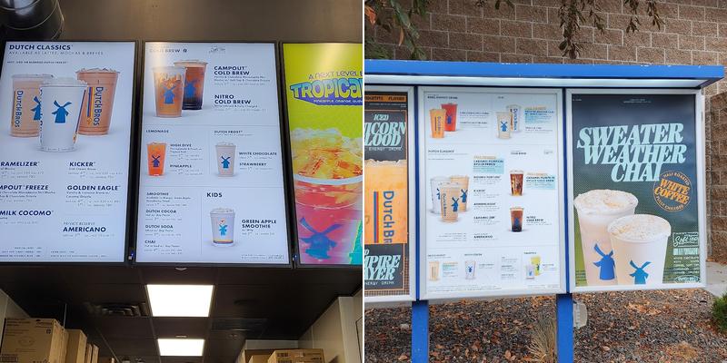Dutch Bros Coffee Menu