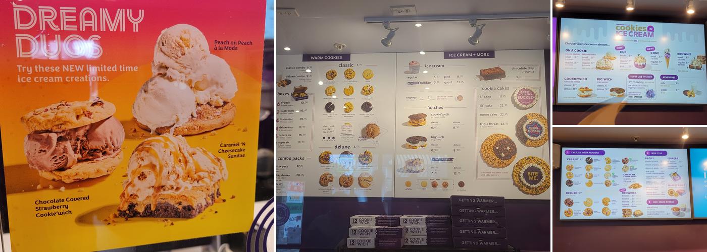 Insomnia Cookies Menu