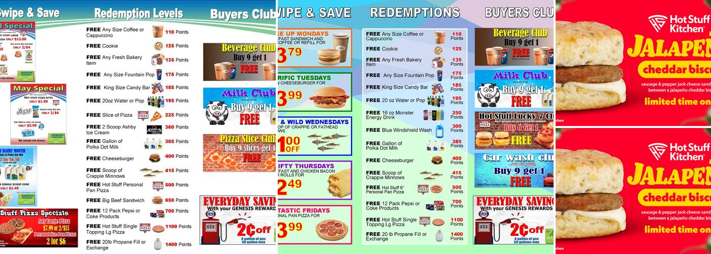 Hot Stuff Pizza Menu