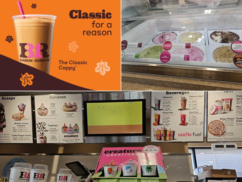 Baskin-Robbins Menu