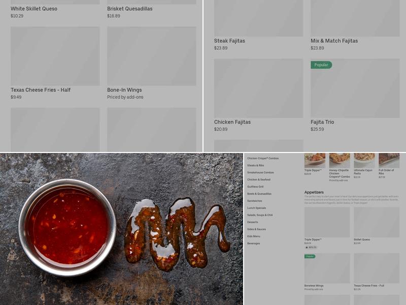 It's Just Wings Menu