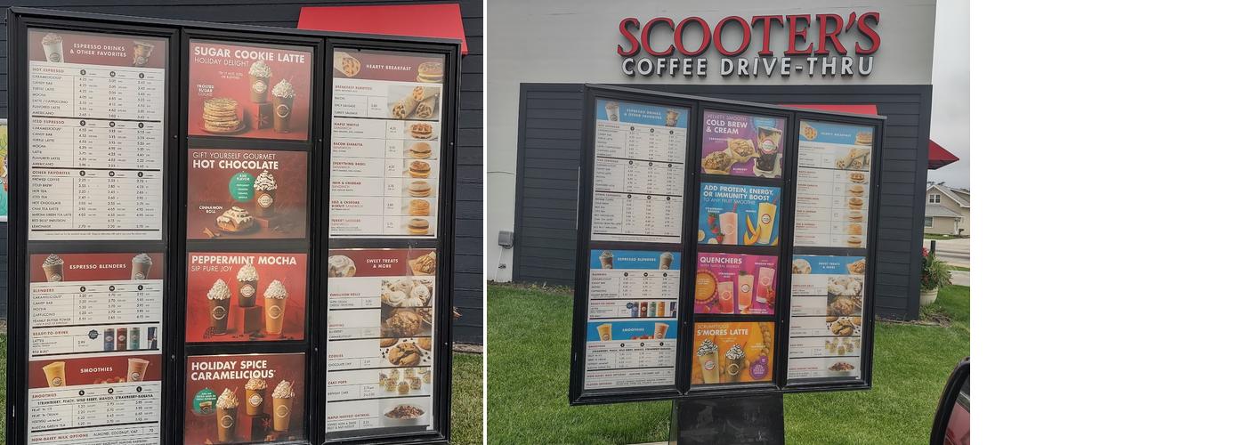 Scooter's Coffee Menu