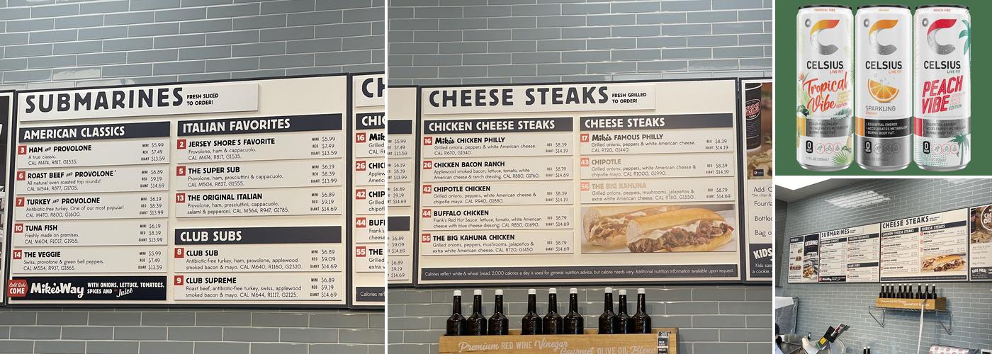 Jersey Mike's Subs Menu