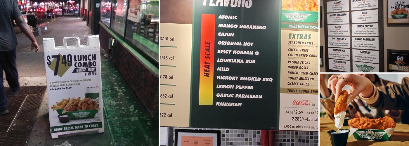 Wingstop Menu