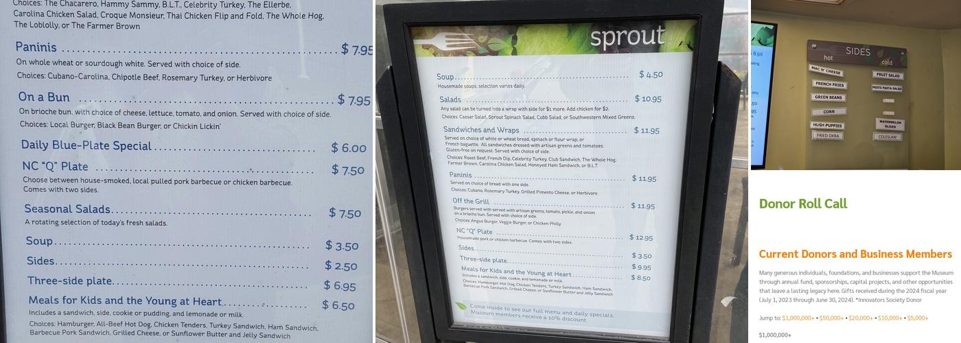 Sprout Cafe Menu