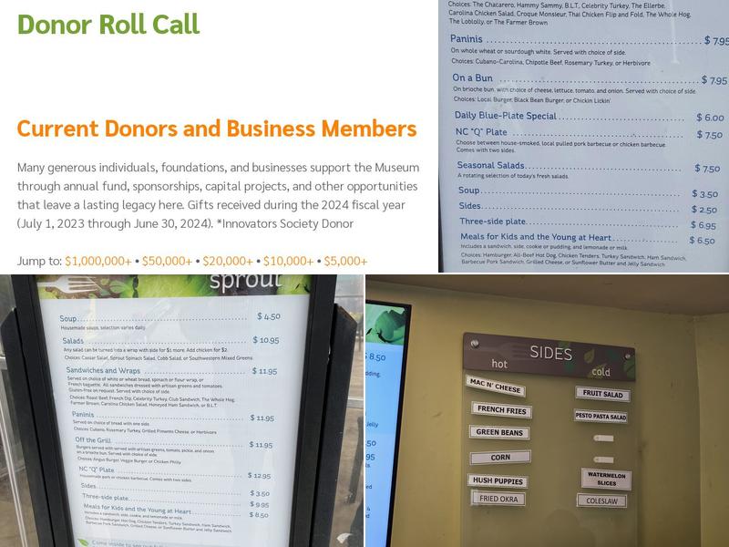 Sprout Cafe Menu