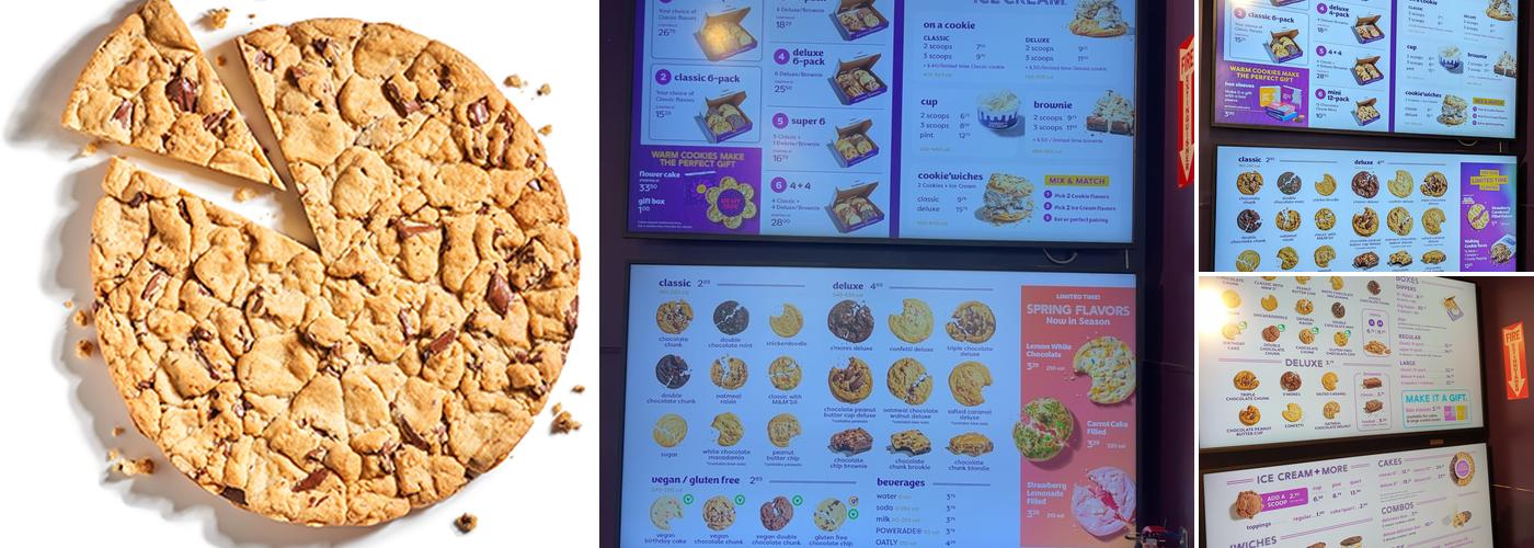 Insomnia Cookies Menu