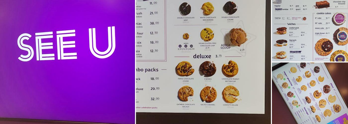Insomnia Cookies Menu