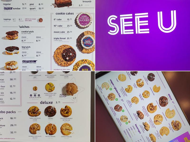 Insomnia Cookies Menu