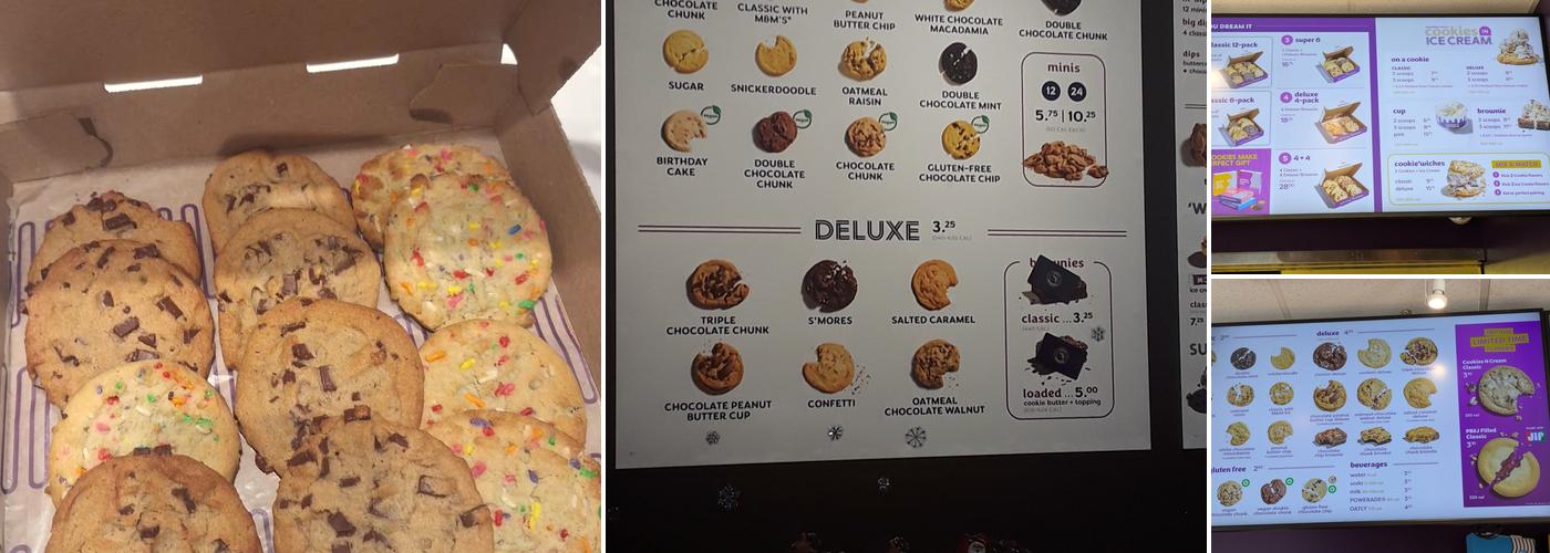 Insomnia Cookies Menu