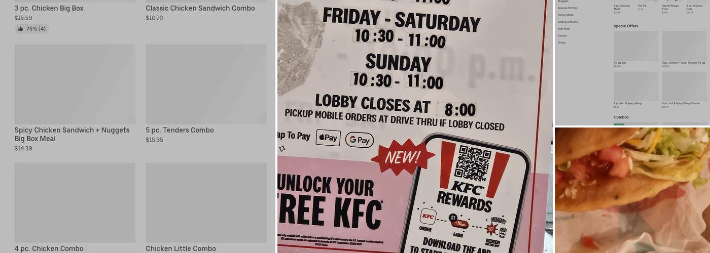 Taco Bell/KFC Menu
