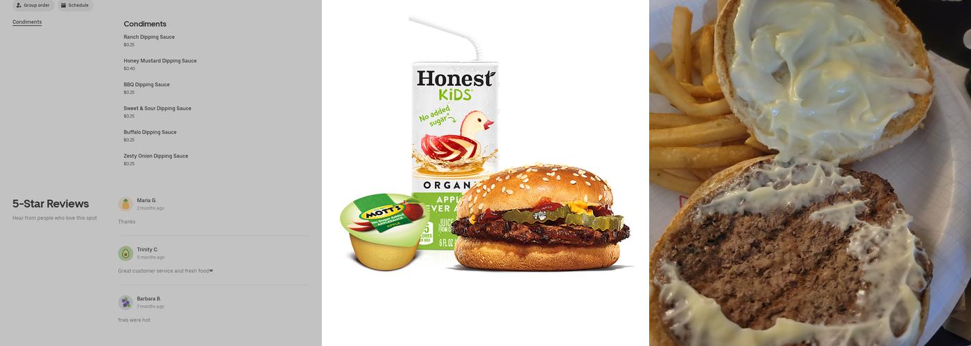 Burger King Menu