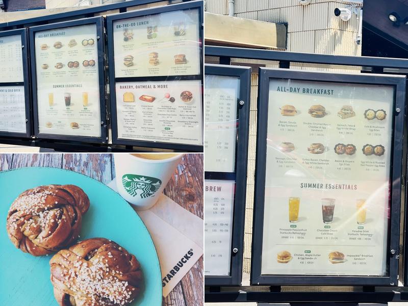 Starbucks Menu