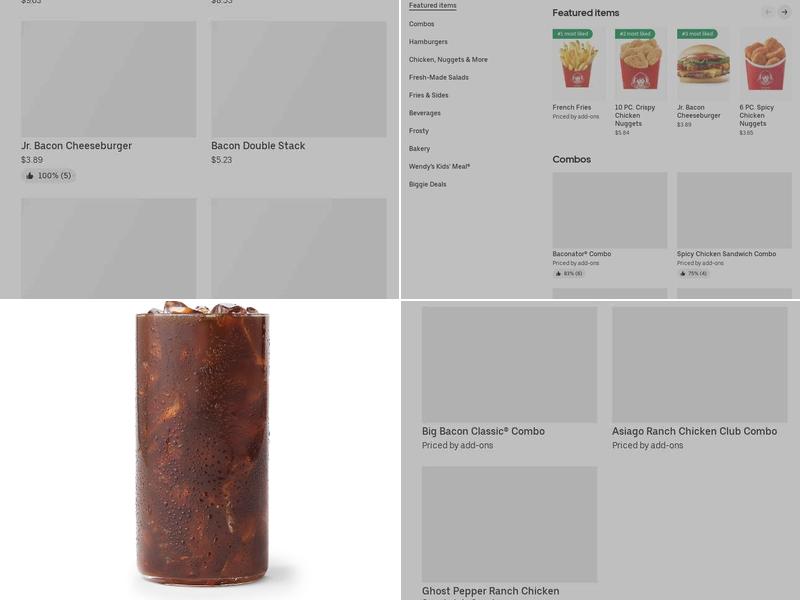 Wendy's Menu