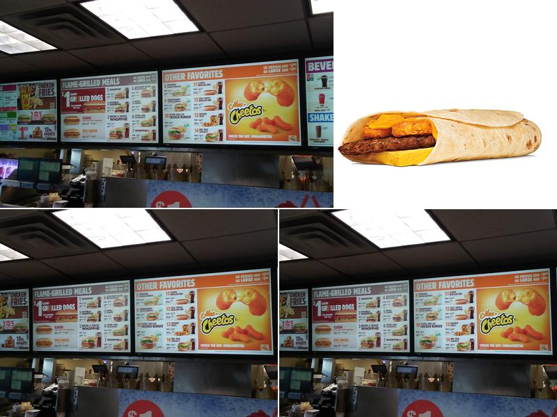 Burger King Menu