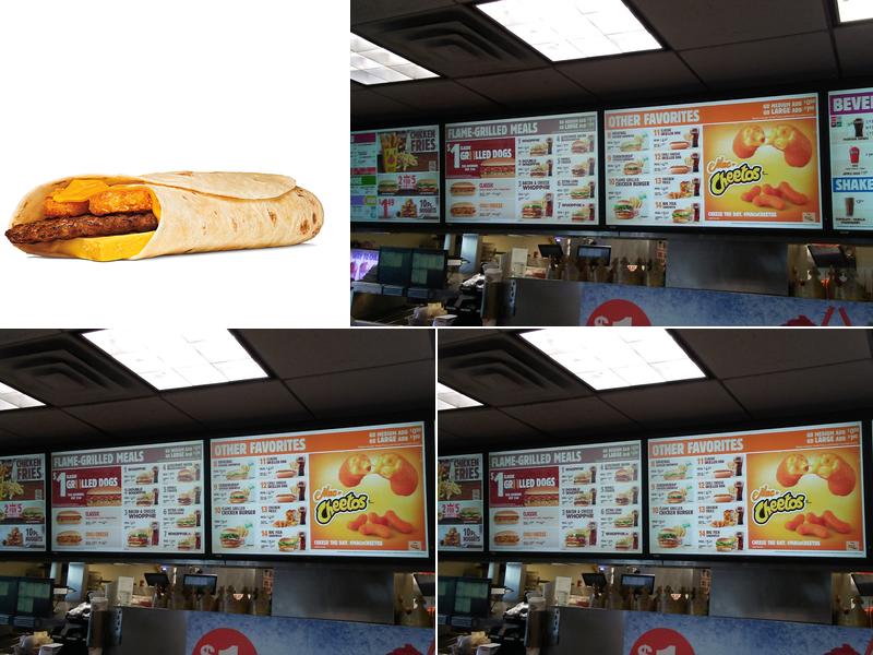 Burger King Menu